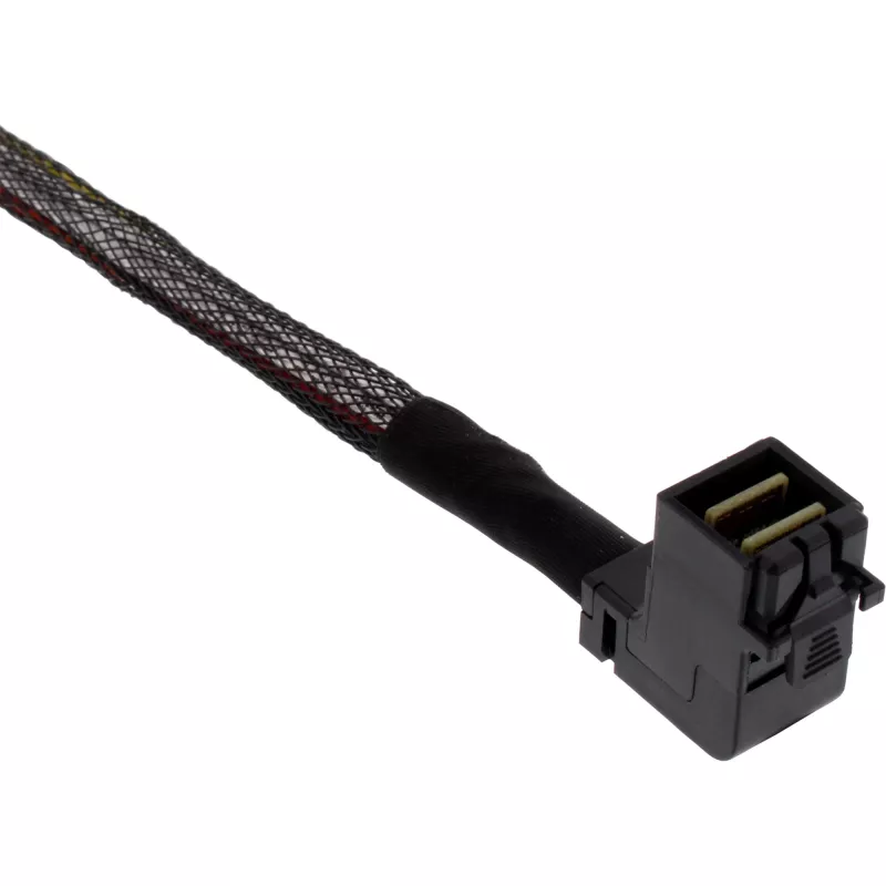 InLine Mini SAS HD laidas, SFF-8643 kampuotas į 4x SFF-8482 su maitinimu, 1 m