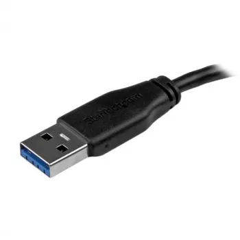 StarTech.com plonas Micro USB 3.0 laidas - vyriškas/vyriškas - 15 cm, USB A, Micro-USB B, USB 3.2 Gen 1, juodas