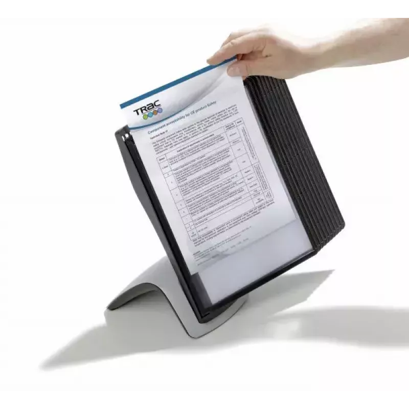 Durable Sherpa Style Table 10 – sukamas dokumentų stovas A4 formatui
