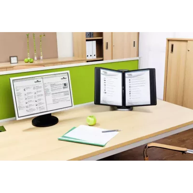 Durable Sherpa Style Table 10 – sukamas dokumentų stovas A4 formatui