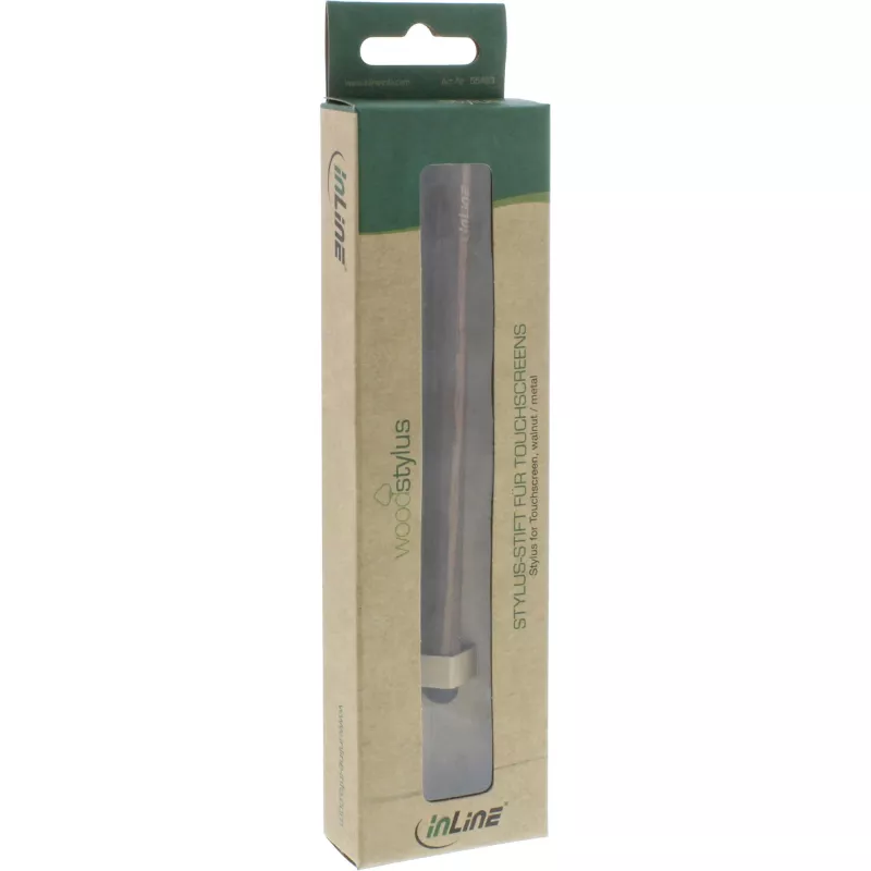 InLine woodstylus 55463 – medinis rašiklis planšetei ir telefonui