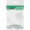 InLine Mini DisplayPort (vyriškas) / DVI-D 24+1 (moteriškas) adapteris baltas, 0,15 m