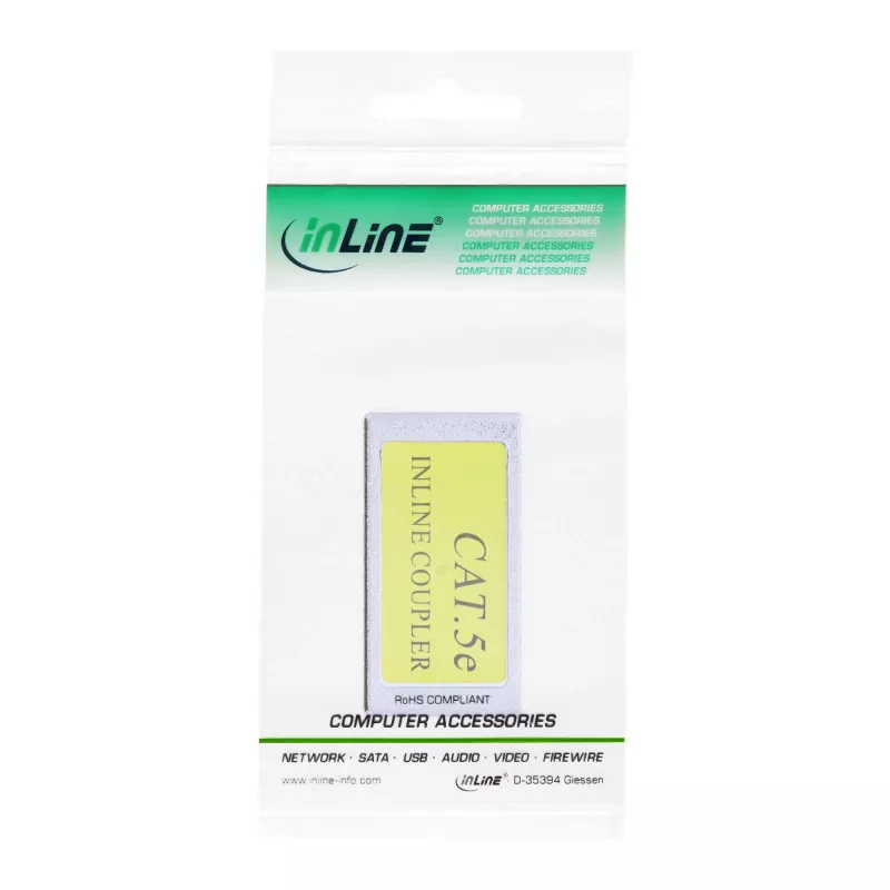 InLine Cat.5e kryžminis adapteris tiesioginis kryžminis 2x RJ45 kištukinė ekranuota