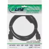 InLine HDMI kabelis High Speed vyras + feritas juodas 1 m