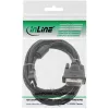 InLine HDMI-DVI laidas 19 kontaktų vyriškas / 18+1 vyriškas su ferito žiedu juodas 1,5 m