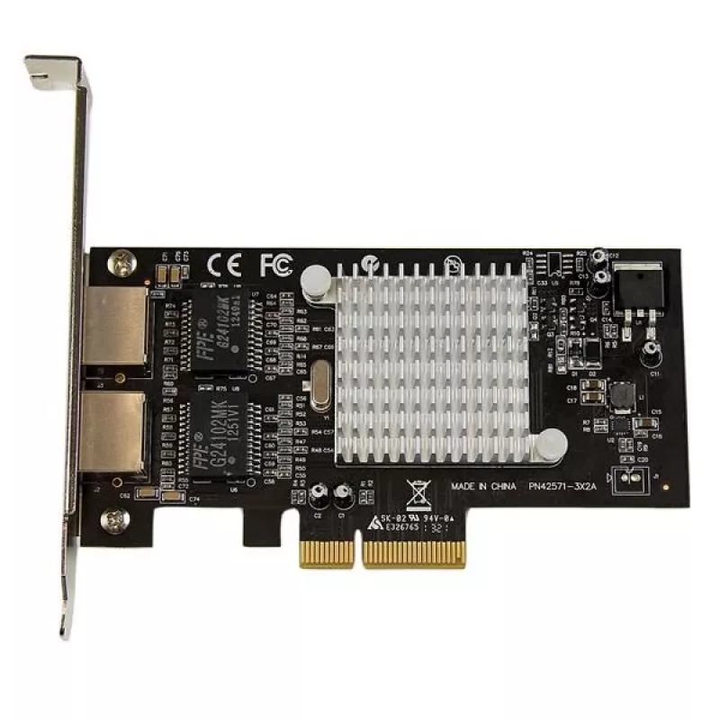 StarTech.com Dviejų prievadų PCI Express (PCIe x4) Gigabit Ethernet tinklo adapteris serveriui – Intel i350 NIC