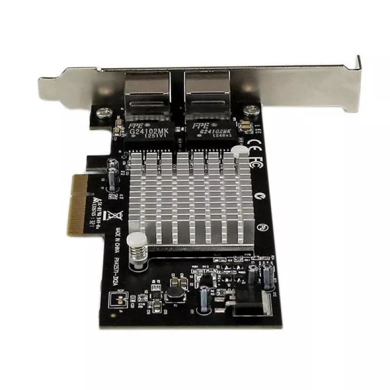 StarTech.com Dviejų prievadų PCI Express (PCIe x4) Gigabit Ethernet tinklo adapteris serveriui – Intel i350 NIC