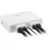 InLine KVM jungiklis, 2 prievadai, USB-C į DisplayPort 1.2, 4K, garsas, integruotas kabelis