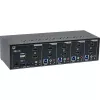 KVM jungiklis InLine 62654I 4 prievadų dviejų monitorių HDMI 4K USB 3.0 garsas