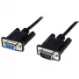 StarTech.com 1 m juodas DB9 RS232 nuoseklusis nulinio modemo kabelis F/M