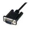 StarTech.com 1 m juodas DB9 RS232 nuoseklusis nulinio modemo kabelis F/M