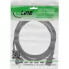 InLine maitinimo laidas, CEE 7/7 tiesus / 3 kontaktų IEC C13 kištukas, juodas, 0,3 m