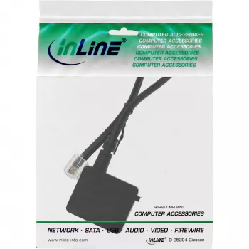 InLine TAE adapteris kabelis RJ11 6P4C kištukas į TAE-F lizdą 0,2 m
