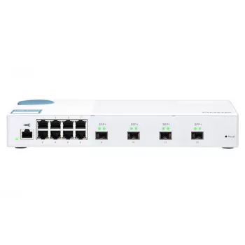 QNAP QSW-M408S tinklo jungiklis valdomas L2 Gigabit Ethernet (10/100/1000) Baltas