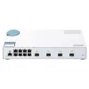 QNAP QSW-M408S tinklo jungiklis valdomas L2 Gigabit Ethernet (10/100/1000) Baltas