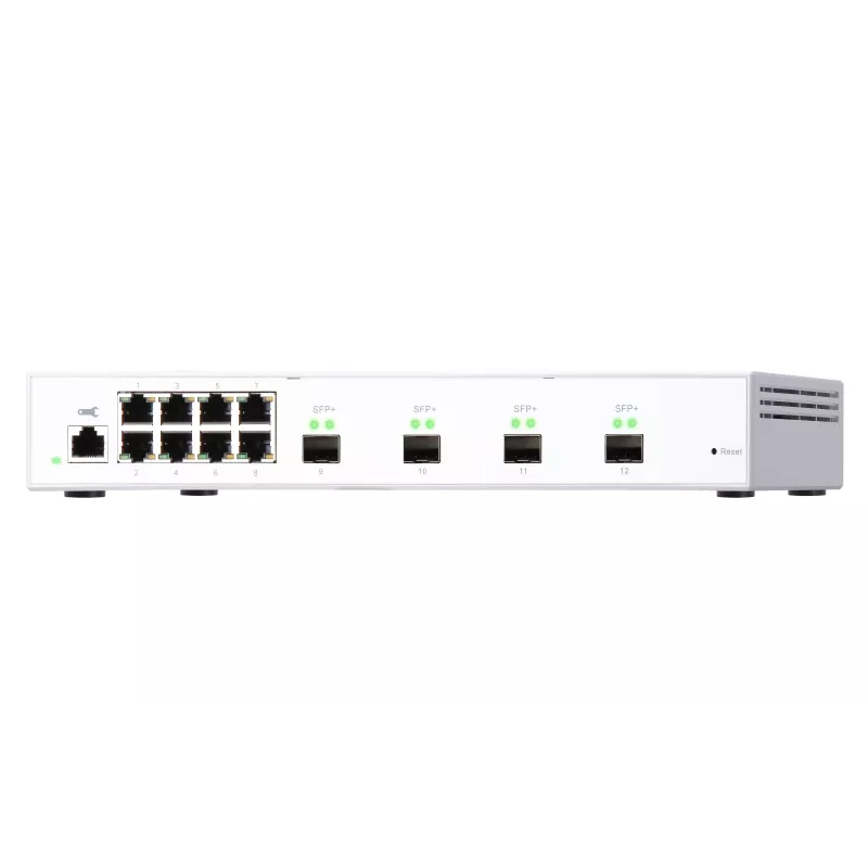 QNAP QSW-M408S tinklo jungiklis valdomas L2 Gigabit Ethernet (10/100/1000) Baltas