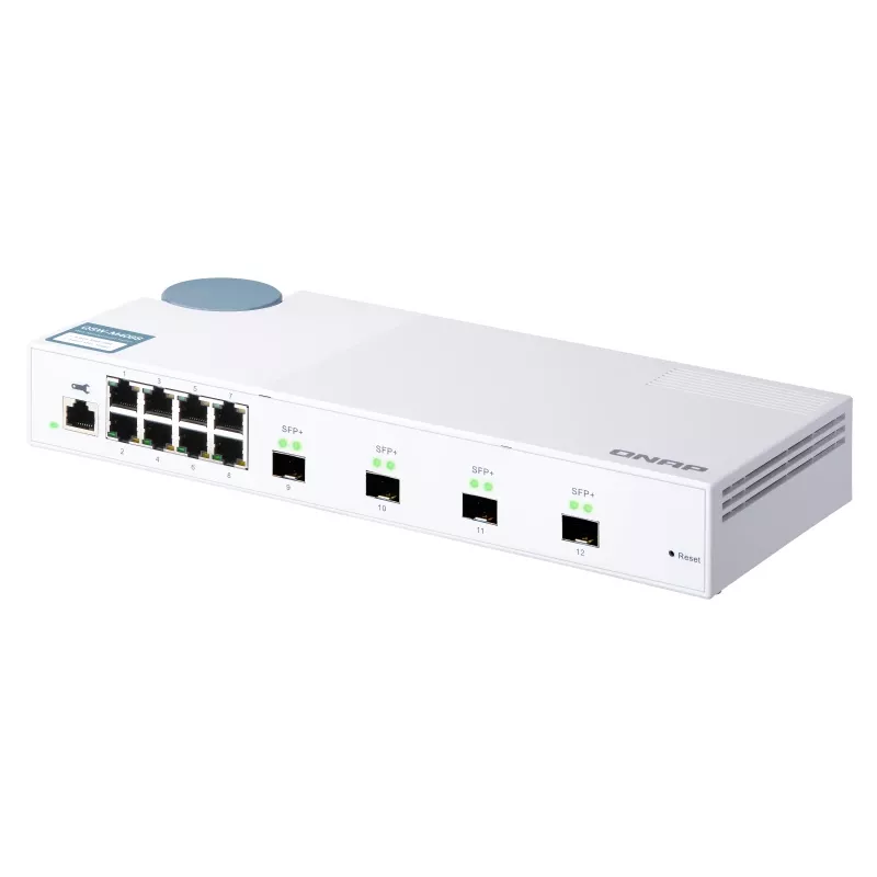 QNAP QSW-M408S tinklo jungiklis valdomas L2 Gigabit Ethernet (10/100/1000) Baltas