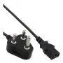 InLine maitinimo laidas Pietų Afrika 10A Type M / IEC vyriškas, 1,8 m