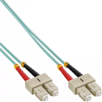 InLine Fiber Optinis Dupleksinis Laidas SC/SC 83510O 10m OM3 50/125µm