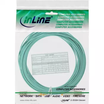 InLine Fiber Optic Duplex kabelis LC/LC 50/125µm OM3 15m
