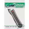 InLine Socket Strip, aliumininis, 3 lizdai su apsauga ir jungikliu, 1,5 m