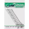 InLine 16463W 6-ių lizdų ilgintuvas su apsauginiu kontaktu CEE 7/3 baltas 3m
