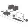 InLine KVM jungiklis su kabeliais, 2 prievadai, DisplayPort 1.2, 4K, USB, garsas