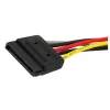 StarTech.com PYO2SATA SATA maitinimo Y šakotuvas-kabelis, iš 1 x SATA 15 kontaktų kištuko į 2 x SATA 15 kontaktų lizdus, 15 cm (6 col.)