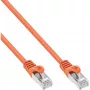 InLine Patch laidas SF/UTP Cat.5e oranžinis 7,5 m