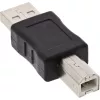USB 2.0 adapteris Type A kištukas / Type B kištukas InLine 33443A