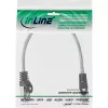 InLine Patch Laidas SF/UTP Cat.5e skaidrus 0,3 m