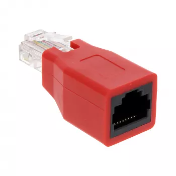 InLine Crossover Adapter RJ45 kištukas į lizdą 69994K