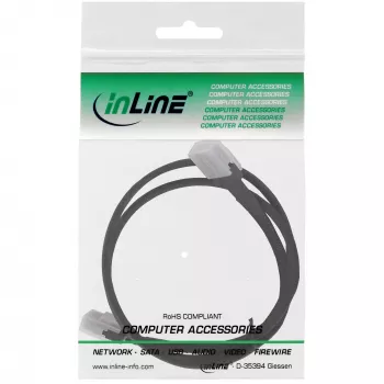 InLine SAS vidinis kabelis, Mini-SAS SFF-8087 į Mini-SAS SFF-8087, su šoniniu ryšiu, 1 m