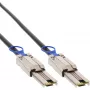 InLine SAS kabelis, Mini-SAS 26 kontaktų SFF-8088 į Mini-SAS 26 kontaktų SFF-8088, 0,5 m