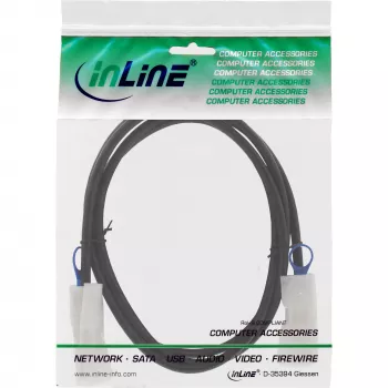 InLine SAS kabelis, Mini-SAS 26 kontaktų SFF-8088 į Mini-SAS 26 kontaktų SFF-8088, 0,5 m