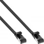 InLine Patch kabelis plokščias, U/FTP, Cat.8.1, TPE halogen-free, juodas, 2m