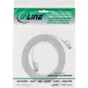 InLine plokščias patch laidas U/FTP, Cat.6A, TPE halogen-free, baltas, 2m