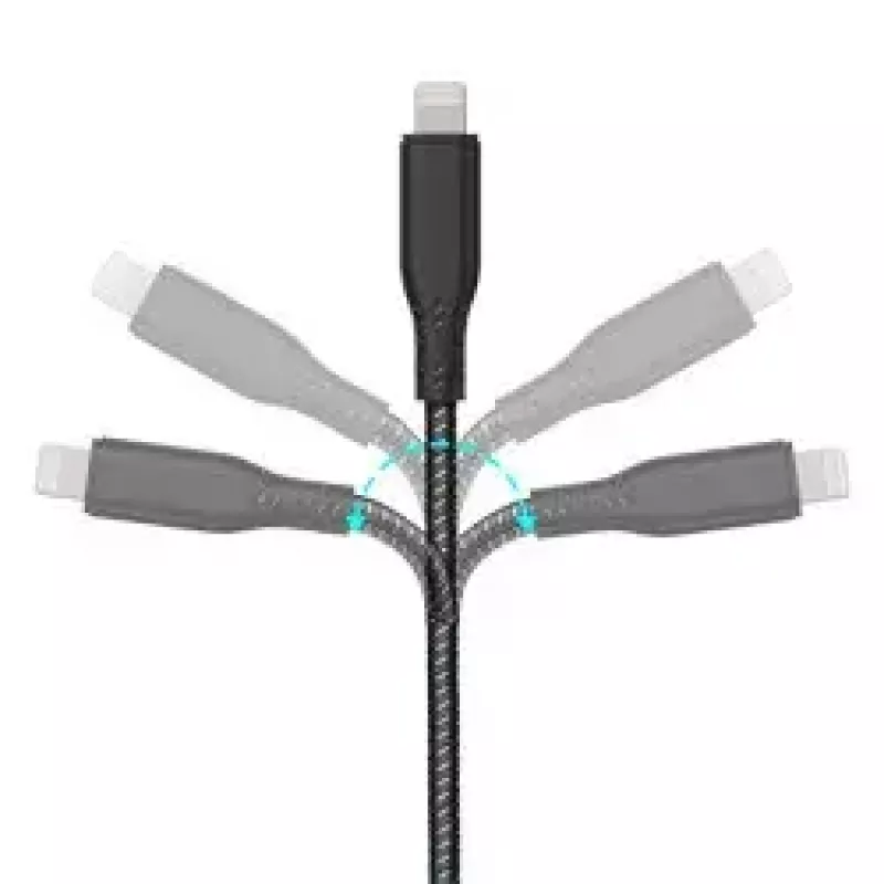 Laidas Terratec CHARGE CL2 2 m USB-C – Lightning juodas