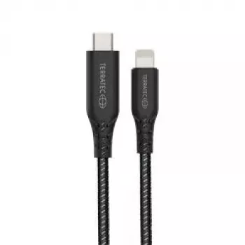 Laidas Terratec CHARGE CL2 2 m USB-C – Lightning juodas