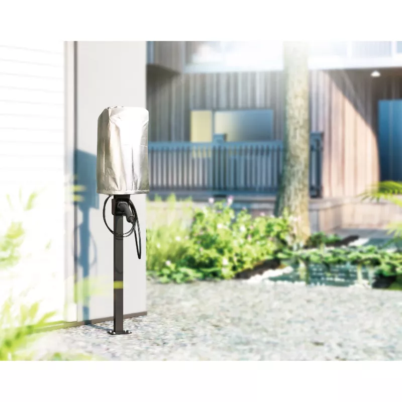 InLine Universalus stovas sieninei elektromobilio įkrovimo stotelei su laikikliu, juodas