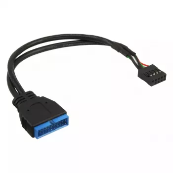 InLine USB 2.0 į 3.0 vidinis USB jungties laidas 33449I