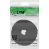InLine lipnus kabelių raiščiai su kilpiniu užsegimu 16 mm juodi 10 m