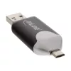 InLine USB3.0 Dual Cardreader, USB A ir Micro-USB 2.0, skirtas SDXC ir microSDXC