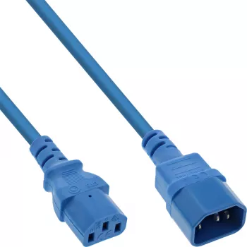 InLine B-16501B maitinimo ilginimo laidas mėlynas 1 m C13 kištukas C14 lizdas
