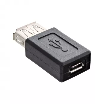 Micro-USB adapteris InLine 31613 USB A moteriškas į Micro-USB B moterišką