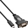 InLine USB-C į serijinį adapterio kabelis, USB-C kištukas / DB9 kištukas, 1,8 m