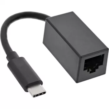 InLine USB 3.2 Gigabit Ethernet tinklo adapterio laidas, USB-C