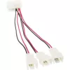 InLine 33005A adapteris PC ventiliatoriams 12V / 5V iki 3 ventiliatorių