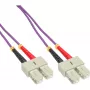 InLine šviesolaidinis dviejų gyslų laidas SC/SC 83502P 50/125µm OM4 2m