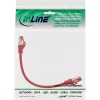 InLine Patch Laidas S/FTP PiMF Cat.6 250MHz varinis raudonas 0,25 m